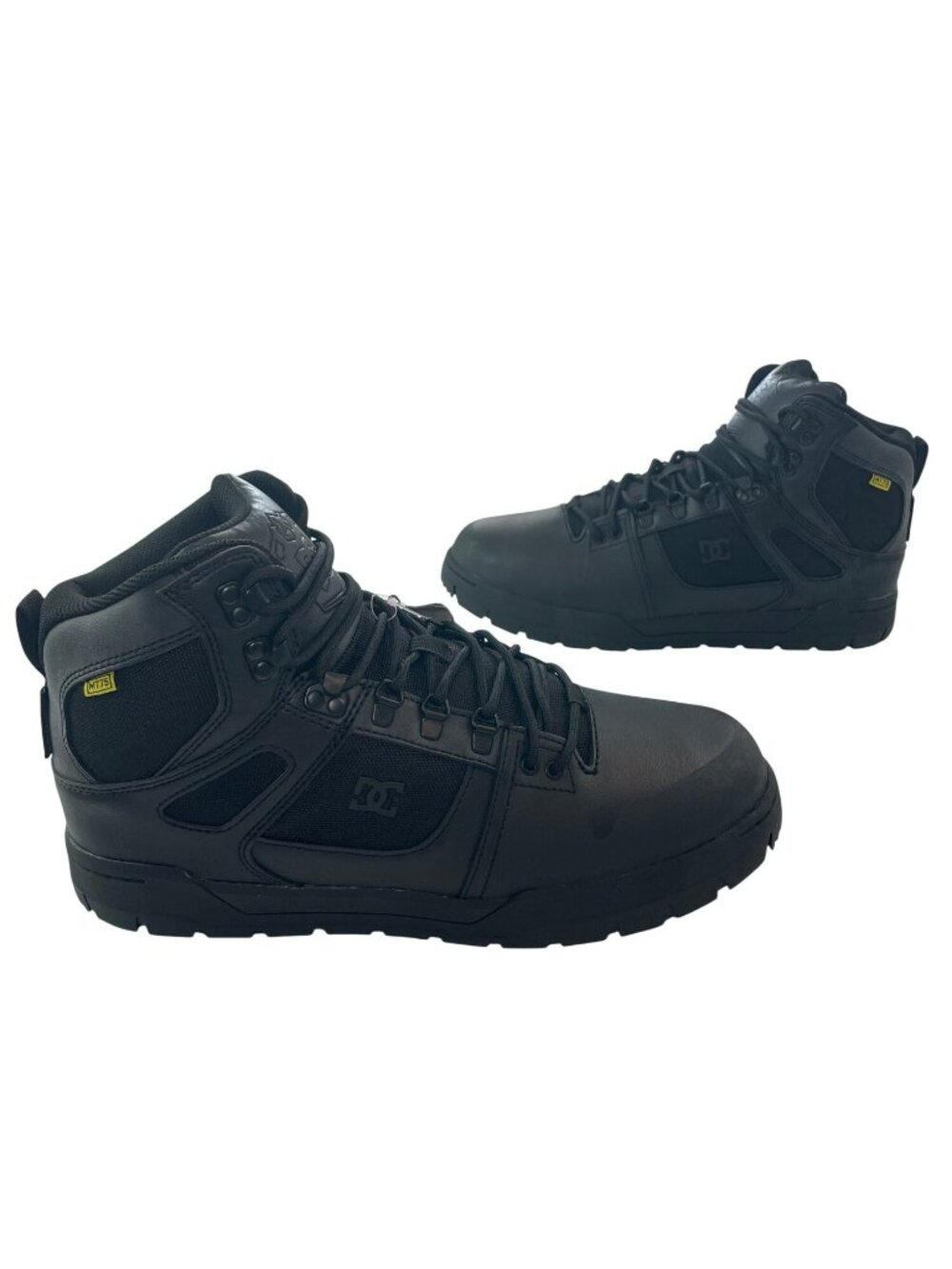 DC Work Crew Pure Work Steel Toe Waterproof Black Work Boots Men's Sz 10.5M NIB